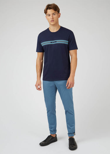 Ben Sherman T-shirts Seasonal stripe - marine