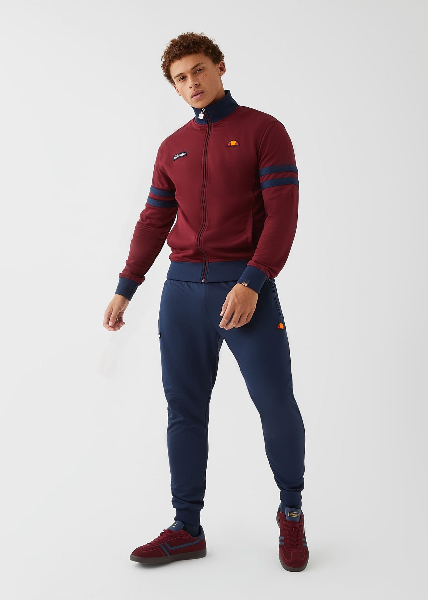 Ellesse Schoenen Roma cupsole - burgundy navy