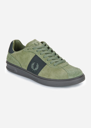 Fred Perry Schoenen Suede - laurel wreath green limestone