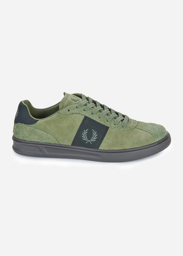 Fred Perry Schoenen Suede - laurel wreath green limestone