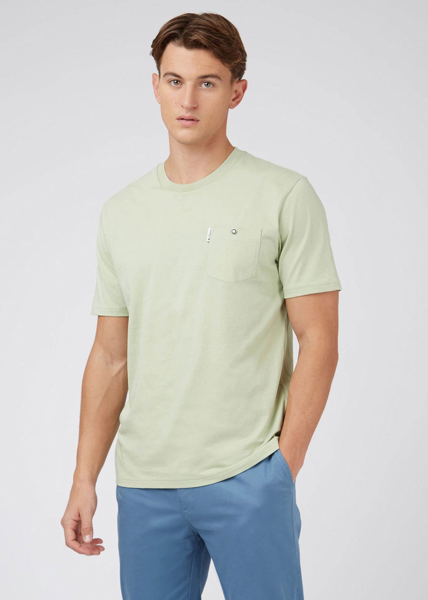 Ben Sherman T-shirts Signature pocket tee - pistachio