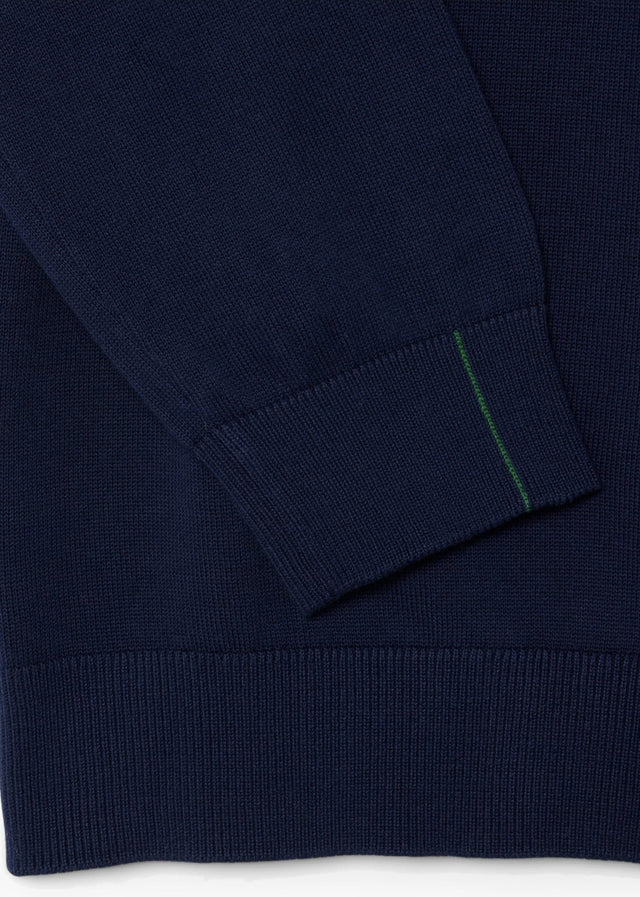 Lacoste Pullover Regular fit crew neck sweater - navy blue