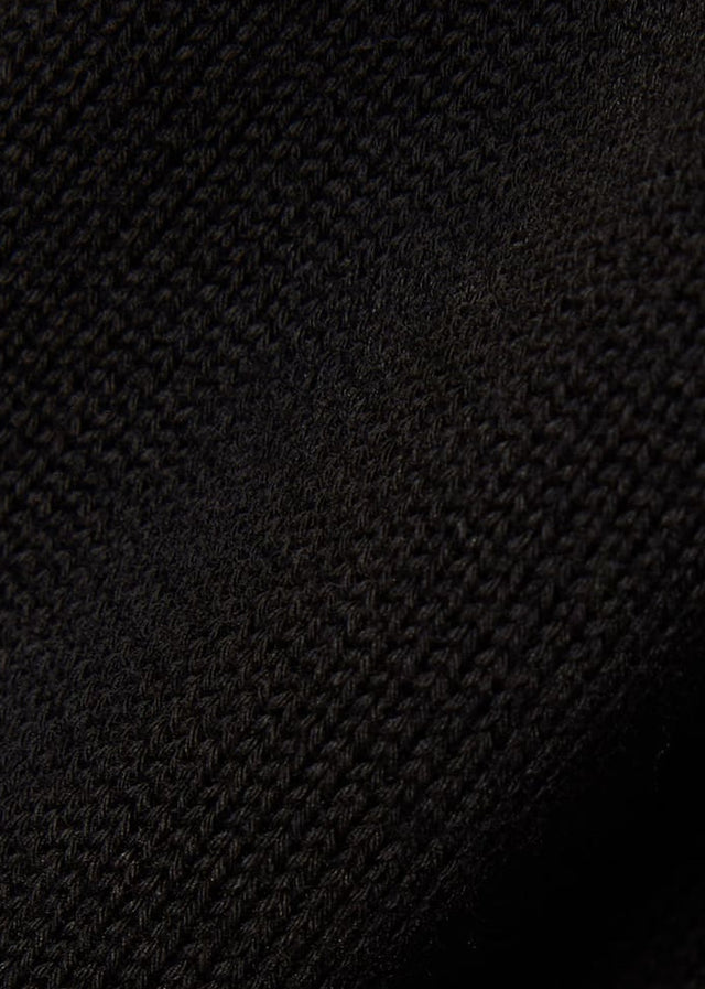 Lacoste Pullover Regular fit high zipped neck sweater - black