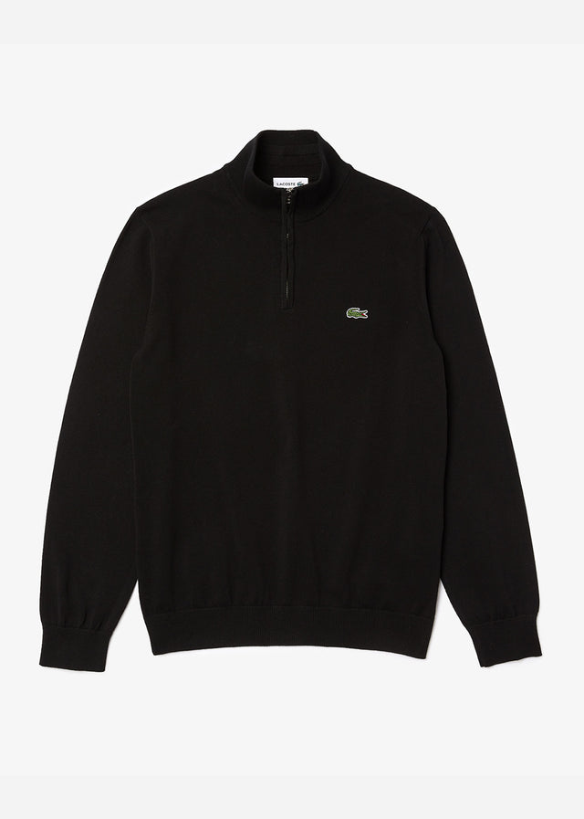 Lacoste Pullover Zip sweater - black