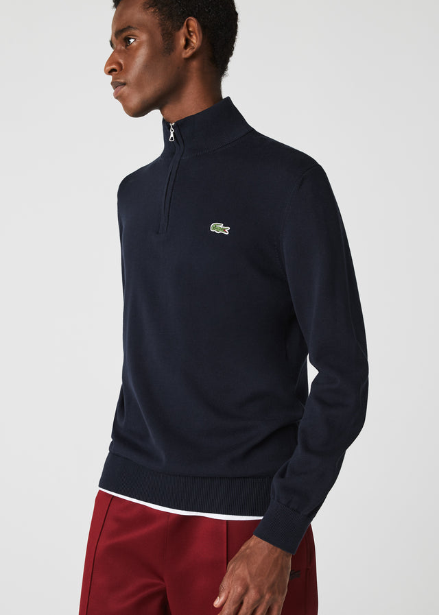 Lacoste Pullover A Zip sweater - navy blue