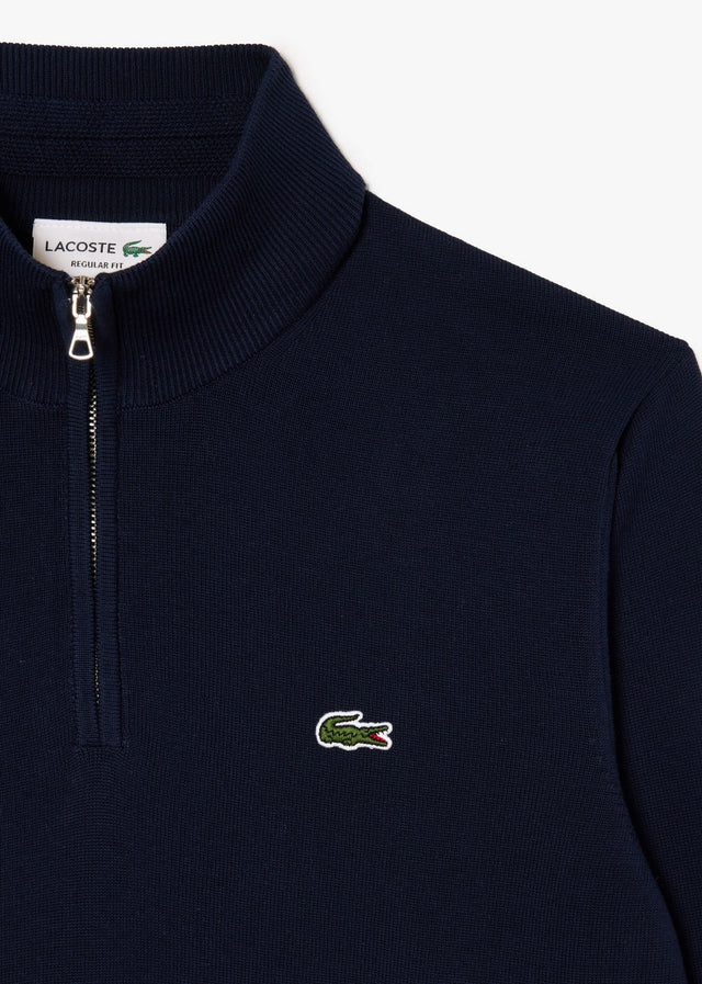 Lacoste Pullover A Zip sweater - navy blue
