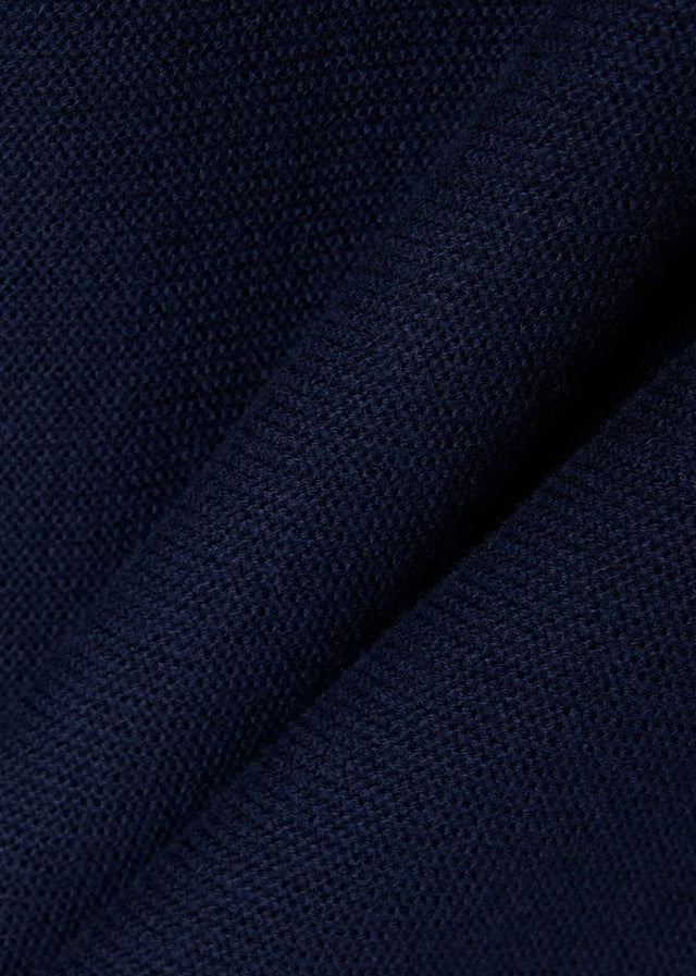 Lacoste Langarm Polos Knitted long sleeve polo sweater - navy blue