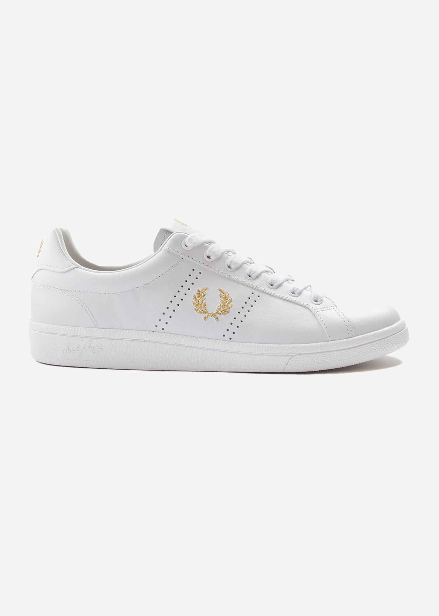 Fred Perry Schoenen B721 leather - white gold