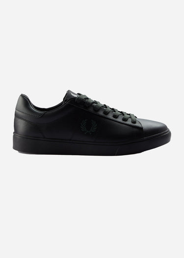 Fred Perry Schoenen Spencer leather - black night green
