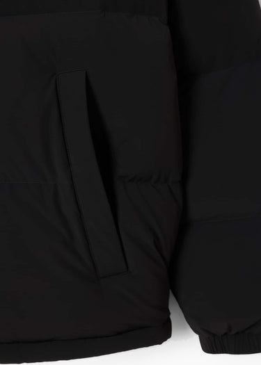 Lacoste Jassen Water-repellent packable hood down jacket - black