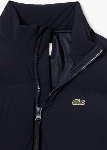 Lacoste Jassen Water-repellent packable hood down jacket - abysm