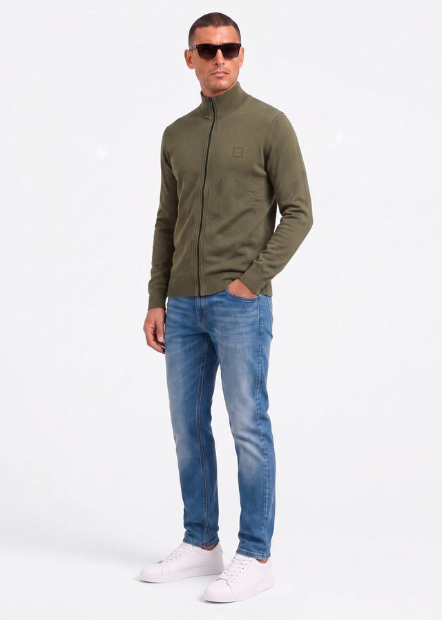 Hugo Boss Pullover Kanozip s - bright green