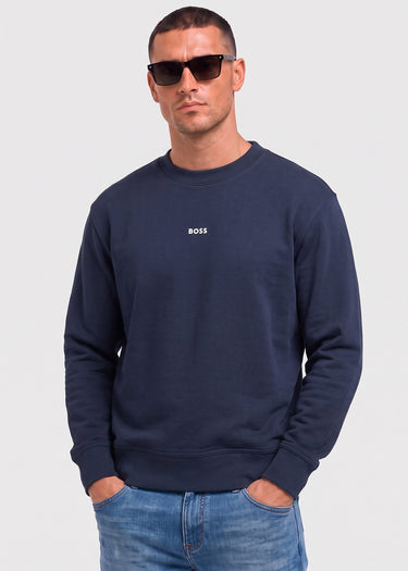 Hugo Boss Truien Wesmallcrew - blue