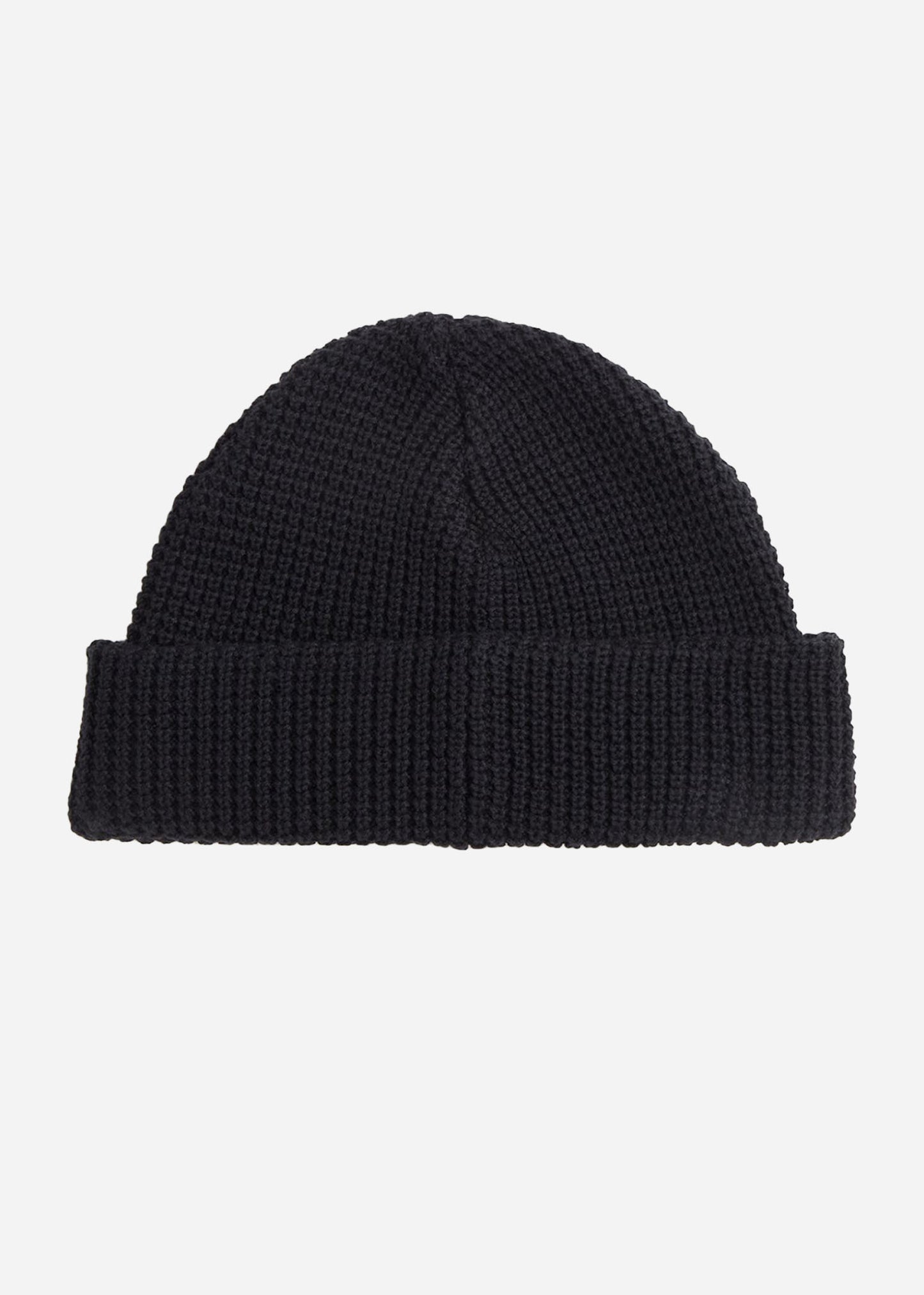 Fred Perry Mutsen Patch brand waffle knit beanie - oatmeal dark caramel