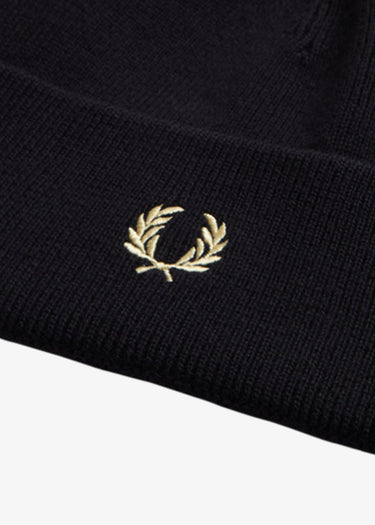 Fred Perry Mutsen Classic beanie - black champagne