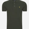 Lyle & Scott Polo's Grid texture polo shirt - mountain moss