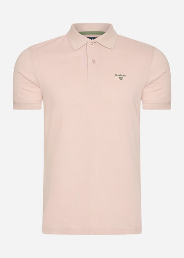 Barbour Polo's Lightweight sports polo - pink mist