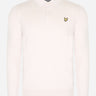 Lyle & Scott Truien Cotton merino long sleeve knitted polo - cove
