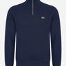 Lacoste Truien Sweater half zip - navy blue