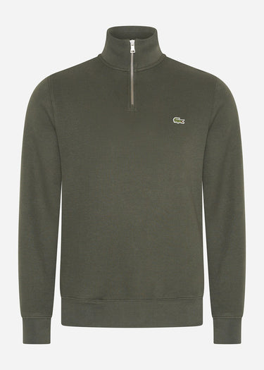 Lacoste Truien  Sweater half zip - sapwood