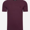 Lyle & Scott T-shirts Tonal eagle t-shirt - burgundy