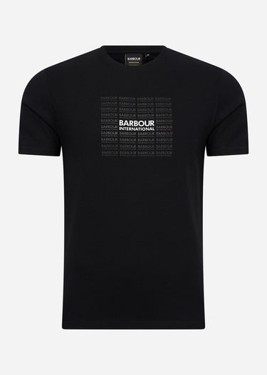 Barbour International T-shirts Multi tee - black