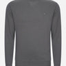 Lyle & Scott Truien Tonal eagle crew neck sweatshirt - gunmetal