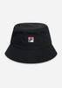 Fila Bucket Hats Bizerte fitted bucket hat - black