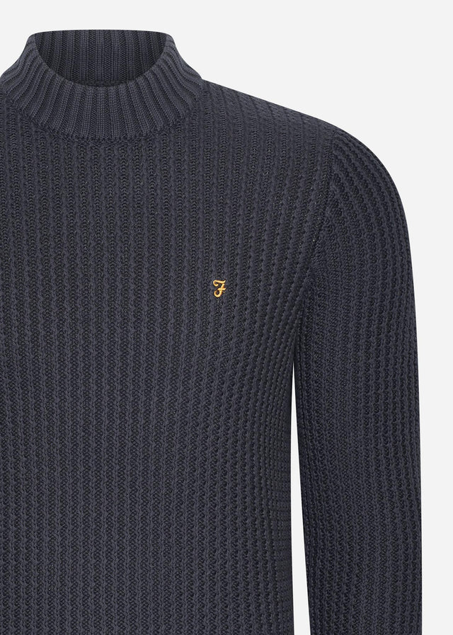 Farah Pullover Sweater burlington fisherman - true navy