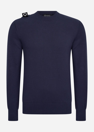 MA.Strum Truien  Crew neck knit - ink navy