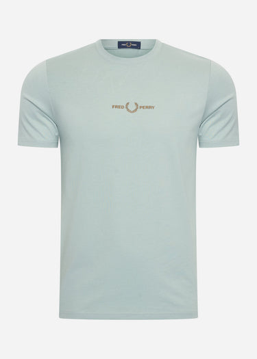 Fred Perry T-shirts  Embroidered t-shirt - silver blue