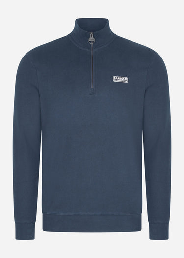Barbour International Truien Essential half zip sweat - international navy