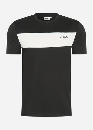 Fila T-shirts  Lankaran blocked tee - black bright white