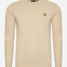 Lyle & Scott Truien Cotton merino crew jumper - cairngorms khaki