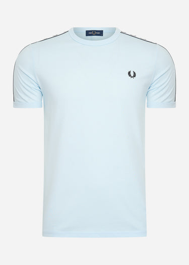 Fred Perry T-shirts Taped ringer t-shirt - light ice