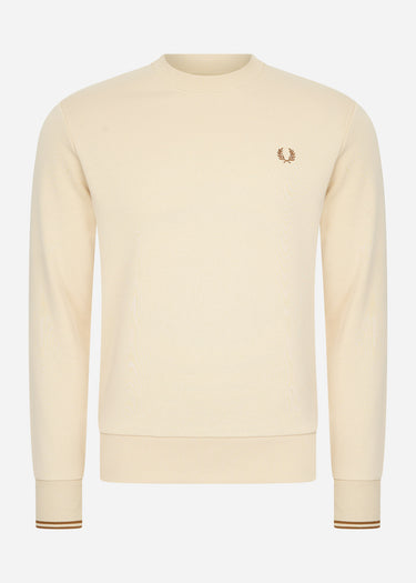 Fred Perry Truien  Crew neck sweatshirt - oatmeal