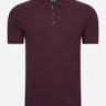 Lyle & Scott Polo's Tonal eagle polo shirt - burgundy