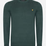 Lyle & Scott Truien Cotton merino crew neck jumper - argyle teal