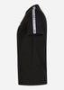 Lacoste T-shirts Contrast stripe t-shirt - black
