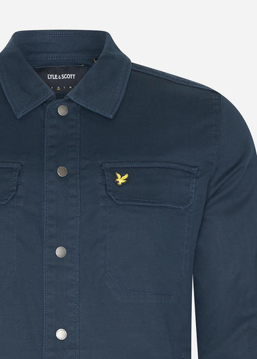 Lyle & Scott Overshirts Bedford cord overshirt - dark navy