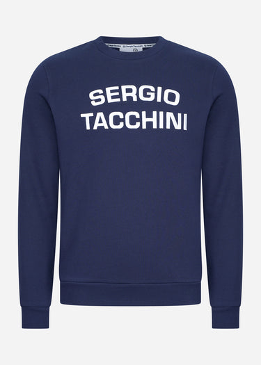 Sergio Tacchini Truien Reinaldo crew neck sweat - maritime blue