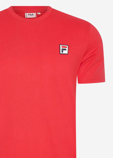 Fila T-shirts  Ledge tee - true red