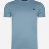 Fred Perry T-shirts Ringer t-shirt - ash blue