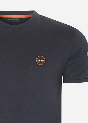 Napapijri T-shirts  Badge t-shirt - blue marine