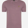 Lyle & Scott Polo's Plain polo shirt - highland mauve