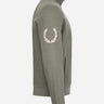 Fred Perry Vesten Laurel wreath sleeve track jacket - field green
