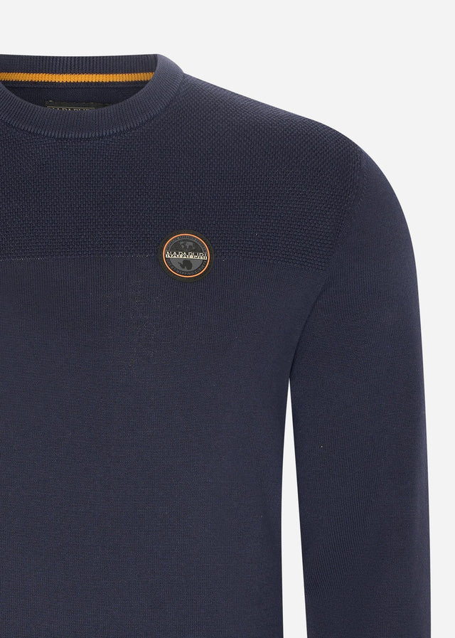 Napapijri Pullover Derri crewneck sweater - blue marine