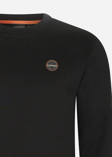 Napapijri Truien Badge crewneck sweater - black