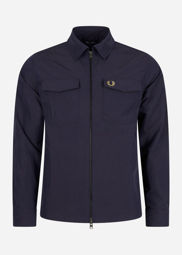 Fred Perry Overshirts A Zip overshirt - navy