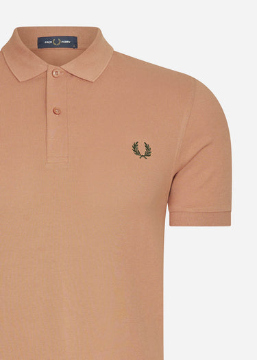 Fred Perry Polo's  Plain fred perry shirt - lightrust ngreen